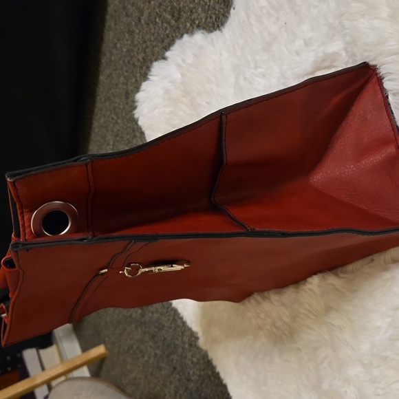 Miche Deep Red Handbag with Logo Charm - Picture 3 of 7